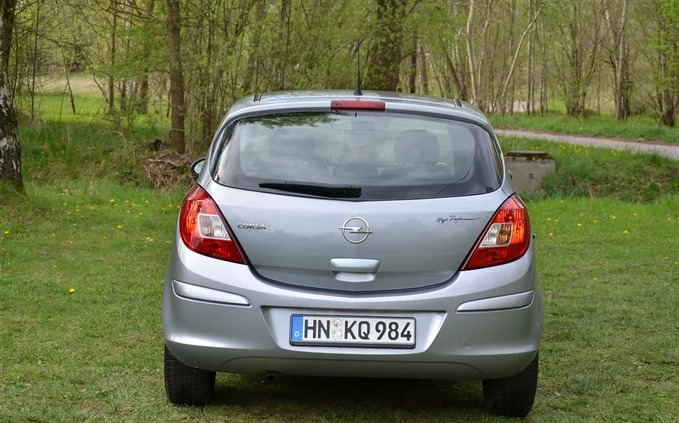 Opel Corsa cena 12900 przebieg: 155000, rok produkcji 2008 z Rybnik małe 121